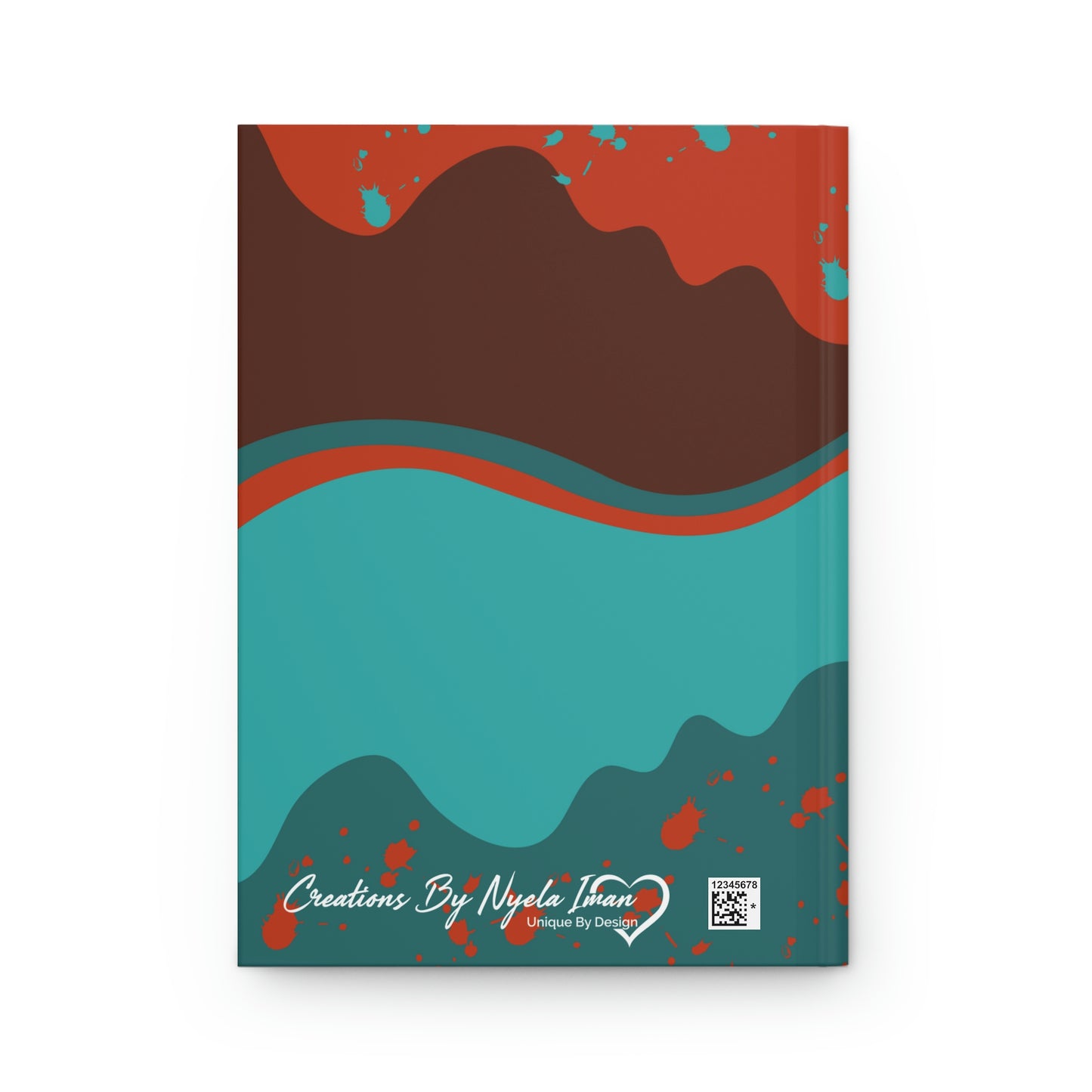 Hardcover Journal Matte-Abstract Flowing