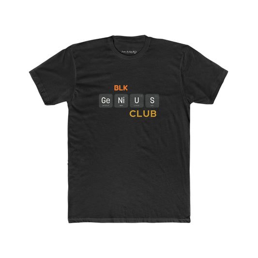 Men's Cotton Crew Tee- BLK Genius Club