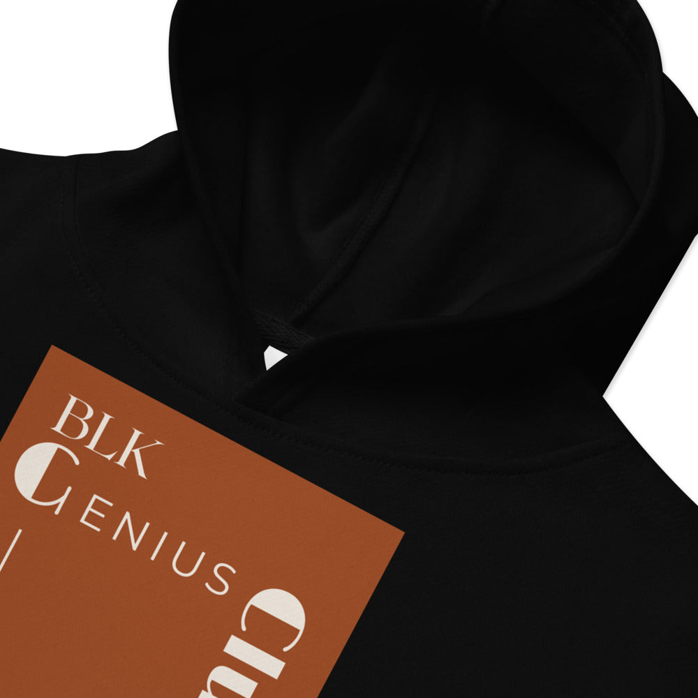 Kids fleece hoodie- Blk Genius Club